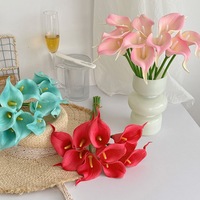 Künstliche Blumen PU Calla Lily Blumen Blumen sträuße Hochzeit Home Decoration Blumen