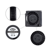 Ventilateur soufflant turbo 4010 5500-7500 tr/min à 2 roulements à billes pour refroidissement portable d'ordinateurs portables, machines CNC, évacuation de restaurants, plastique 5V 12V