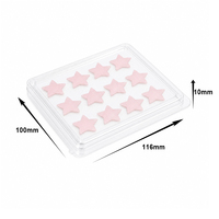 Boîte d'emballage Factory High Star Patch, étui en blister transparent en PET pour l'esthétique médicale, plateau de protection, conteneur de rangement cosmétique