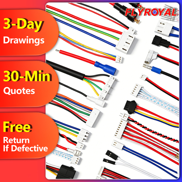 Cable Assembly Manufacturer Custom Industry Electrical LED Light All Kinds Electric Wire Cable Harness Assembly