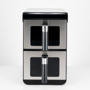 Acier inoxydable grande capacité Air friteuse 11L ménage appareils de cuisine double panier Air friteuse fenêtre transparente Smart Air friteuse - Product Image 1