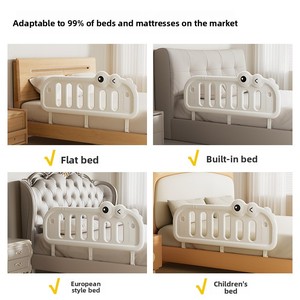 Cross-border Plastic <strong>Childrens</strong> <strong>Bed</strong> Rail Baby Safety Barrier Toddler Drop-Prevention Bedside Guard Portable Single-Sided - Product Image 3