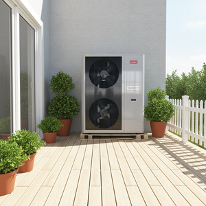 مصنع AOKOL/OEM، سخان مياه يعمل بالهواء بتقنية الانفرتر EVI، تصنيف A+++، ذكي مع واي فاي، غاز <span class=keywords><strong>R290</strong></span>، 70 درجة مئوية، كفاءة عالية، تبريد وتدفئة هيدرونية، مياه ساخنة - Product Image 1