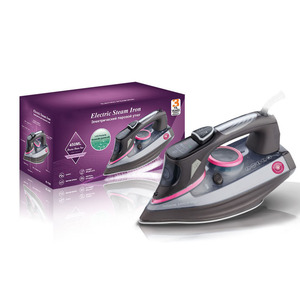 Pro-<b>Heat</b> Electric Iron 220V Ceramic Soleplate Steam Iron With Visible Temperature <b>Control</b> For Household Use - Product Image 4