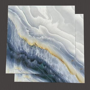 Piastrelle per pavimenti in marmo di lusso in stile 60x60 lucidate piastrelle in marmo porcellana smaltata per parete Calacatta prezzo basso fornitore di piastrelle - Product Image 5