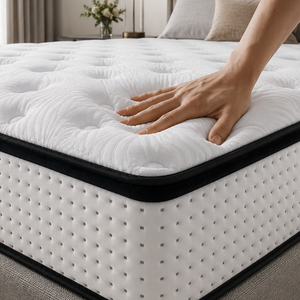 Soft Comfort Hybrid Queen Size Mattress Compressed Mattress King Size Mattress Roll Pack Bed Mattress Home Furniture - Product Image 1