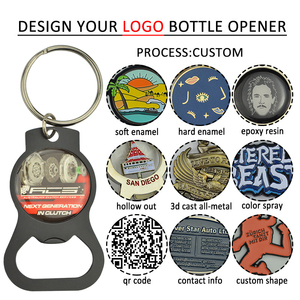 Porte-clés décapsuleur en métal gravé avec logo personnalisé, en laiton et acier inoxydable, cadeau promotionnel pour garçons d'honneur et mariage, fabrication OEM - Product Image 3