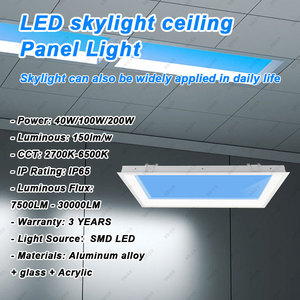 BBIER Smart Modern Indoor Clear Sky Ultra-Thin LED Panel de tragaluz artificial integrado <span class=keywords><strong>Blue</strong></span> Sky Effect Luz de techo integrada - Product Image 2
