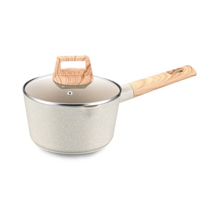 Pentola per il latte con manico lungo fondo a induzione pentola per cucinare casa stufa a Gas pentola per il latte da campeggio con coperchio - Product Image 1