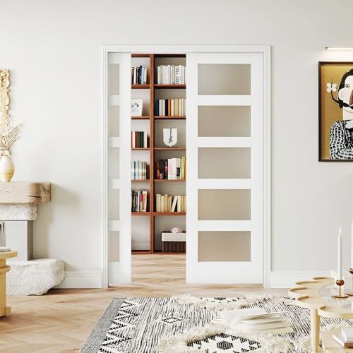 Panneau de porte de poche 30 x 80-5 lites