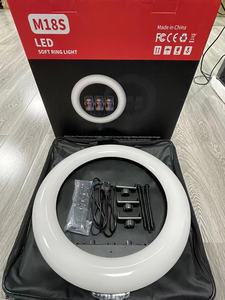 Nuevo M18S 18 pulgadas 45cm logotipo personalizado anillo de luz Universal teléfono móvil <span class=keywords><strong>Tik</strong></span> <span class=keywords><strong>Tok</strong></span> transmisión en vivo Selfie anillo de luz para maquillaje - Product Image 2
