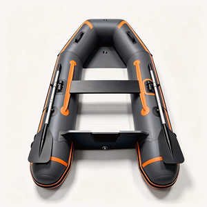 Bateau de pêche gonflable à double flotteur pour sols durs avec <span class=keywords><strong>support</strong></span> <span class=keywords><strong>moteur</strong></span> hors-bord en PVC pour sports nautiques et divertissements en extérieur - Product Image 4
