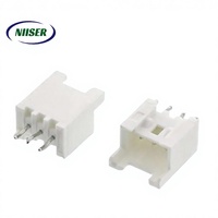 Carcasa de Conector Vertical de Una Sola Fila para PCB, Serie Mini-Lock Molex 53375 Original, Bloqueo Positivo, Paso de 2.50mm, 2-15 Pines