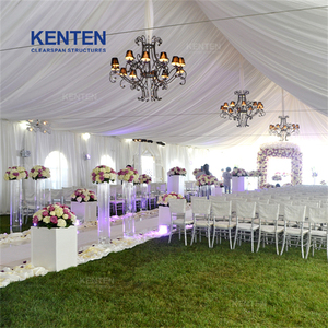 Carpa Cerrada Tipo A con Estructura de Aluminio Impermeable Grande de 40x100 50x50, Equipo de Alquiler para Bodas, Fiestas y Eventos, con Piso - Product Image 5