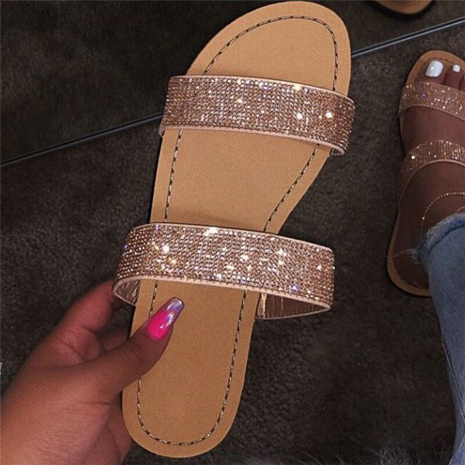 Amazon.com: Lady Couture Sandalias planas con piedras gigantes zapatos de  mujer 900 Union, PZAZ : Ropa, Zapatos y Joyería