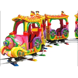 Amusements rides electric train for sale theme park tile roofed house train