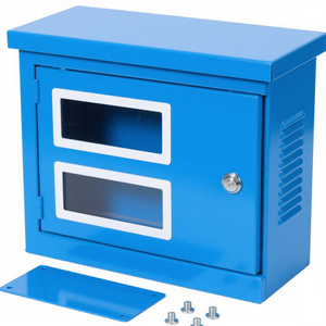 Custom Aluminum Powder Coated Metal Bending Parts Housing Stainless Steel Sheet Fabrication <b>Device</b> Prototype Shell - Product Image 5