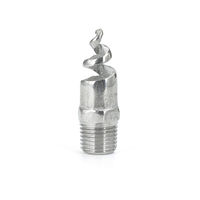 Buse de pulvérisation spirale en acier inoxydable 316L, filetage mâle, cône plein anti-colmatage SPJT, pour dépoussiérage, refroidissement, lavage et protection incendie