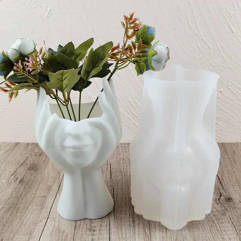 Большая европейская ваза для человеческого тела, силиконовая форма «сделай сам», инструмент для изготовления цементного гипса, композиция из смолы для цветов, украшение для дома