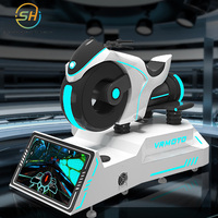 Équipement de jeu de moto VR, jeu de simulation de conduite virtuelle 9D