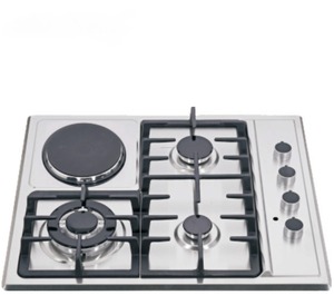 Placa <span class=keywords><strong>de</strong></span> Cocina Eléctrica <span class=keywords><strong>de</strong></span> <span class=keywords><strong>4</strong></span> Quemadores, Cocina <span class=keywords><strong>de</strong></span> Inducción con Superficie <span class=keywords><strong>de</strong></span> Acero Inoxidable, Encendido Automático, Placa <span class=keywords><strong>de</strong></span> Cocina Integrada Especial para Cocina Casera - Product Image 1