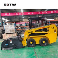 SDTW ROCKIES International Skid Steer Loader 25hp 35 HP 1300kg Yanmar Engine High Performance Crawler Mini Skid Steer Loader