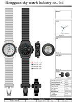 Montre automatique mécanique pour homme avec logo personnalisé, lunette interchangeable, bracelet en caoutchouc, montre de plongée, 2 styles de boîtier, OEM ODM