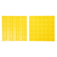 Tapis indicateur tactile antidérapant en caoutchouc EPDM SBR durable pour dalles de pavage pour aveugles