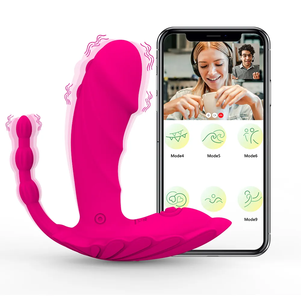 Vibrateur point G Silicone clitoridien japonais Artificiel Femme Sex Toys Télécommande Sous-vêtements avec Vibrateur pour Femme
