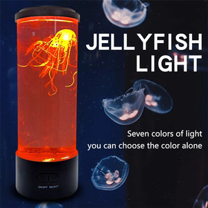 Vente en gros, lampes de lavage de méduses LED, veilleuse de sommeil, changement de couleur, décoration - Product Image 4