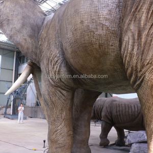 High Quality Lifelike Customizable Real Size Animatronic Elephant for Exhibitions in Variety of Site - Product Image 6
