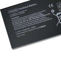 Penggantian Baterai Laptop PX03XL 11.4V 50Wh untuk HP ENVY 14-K M6-K TPN-C109 TPN-C110 HSTNN-LB4P 715050-001 Li-ion 3-Cell Pack