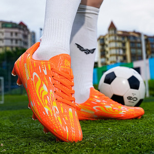Chaussures de football pour enfants transfrontalières, crampons moulés à crampons longs pour garçons et filles, entraînement professionnel, matchs, étudiants, jeunes, vente en gros - Product Image 3