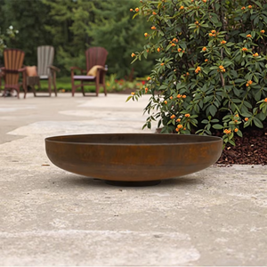 Bowl de Fogo Redondo Moderno em Aço Inoxidável com Pernas e Alças para Cozinha ao Ar Livre - Product Image 6