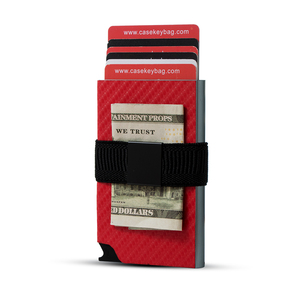 Casekey Aluminum Cardholder Carbon Fiber Metal <b>Holder</b> <b>Wallet</b> <b>Holder</b> Metal Mens <b>Wallet</b> With Money Clip Minimalist <b>Wallet</b> for Men - Product Image 1