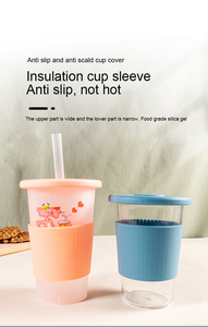 Manchon en silicone réutilisable résistant à la chaleur avec logo personnalisé, manchon multi-usages en silicone pour bouteille d'eau, pour la maison et la cuisine - Product Image 6