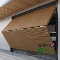 Porte de garage automatique à panneaux ventilés en aluminium LONGTAI, anti-rouille, installation facile