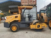 Offre Spéciale Mini Compacteur 4 Tonnes Rouleau Compresseur Monocylindre XS400J avec Force de Compression de 60KN