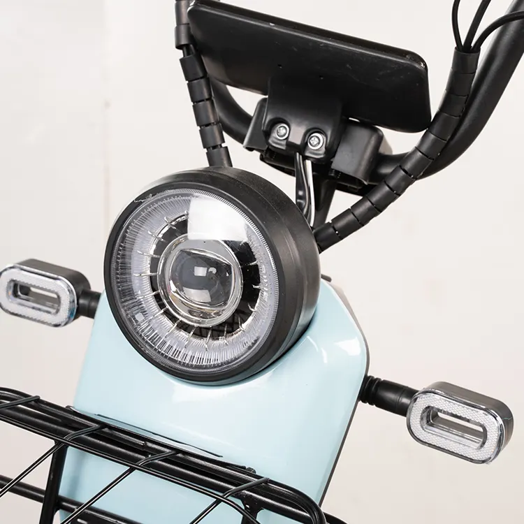 Bicicleta eléctrica sin escobillas con batería de larga duración, bici de ciudad eléctrica con pantalla LED y sensor de alta tecnología