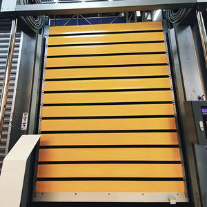 Conteneur de <span class=keywords><strong>garage</strong></span> en acier volets roulants bon marché auto-entreposage simple enroulable extérieur sécurité métal manuel obturateur de feu portes - Product Image 3