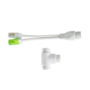 โมดูลจ่ายไฟ PoE Splitter 1 ต่อ 2 มาตรฐานกิกะบิตแบบแยกส่วนพร้อมอินเทอร์เฟซพอร์ตแบบอนุกรม DTE สีขาว - Product Image 3