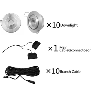 AC86-265v mini <span class=keywords><strong>LED</strong></span> trong nhà khách sạn trần chiếu sáng 30 Wát điều khiển từ xa Nhôm Cơ thể đèn IP65 cho trong nhà-chỉ downlights cho - Product Image 4