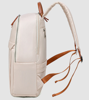 Sac à dos simple pour ordinateur portable, idéal pour les étudiants, les trajets quotidiens, les voyages, grande capacité, décontracté, imperméable, en polyester