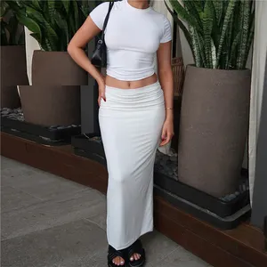 OEM bulk clothes casual crop top woman sets suppliers womens sexy women clothing two pieces sets