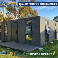 Villa préfabriquée modulaire extensible de 20 pieds, conteneur mobile avec chambre, hôtel, bureau pour la vie en plein air