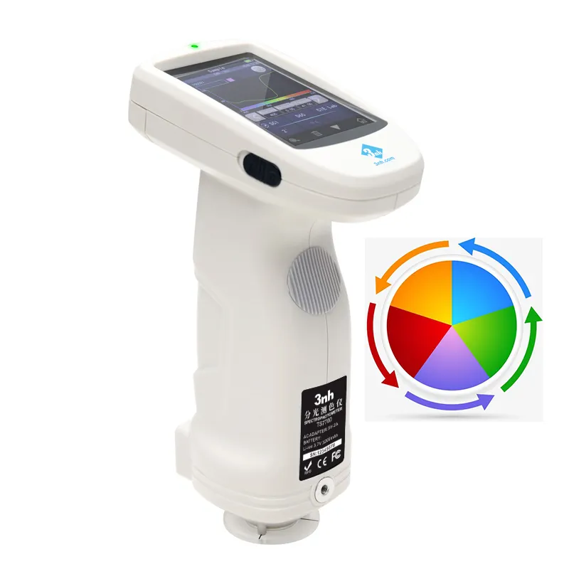 Draagbare Nauwkeurige Kleurspectrofotometer 3nh Ts7700 Kleurlabch Meetapparaat Voor Verfkleurtests