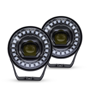 Faro LED con Anillo de Halo de Ángel para Motocicleta, Iluminación Automotriz, Resistente al Agua IP67, Faros Antiniebla para Camiones, Jeeps, ATV, 12V 40W - Product Image 1