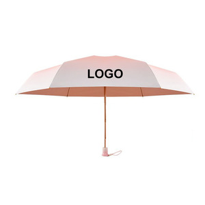 Parapluie pliable télescopique à 5 plis avec dégradé de couleurs, léger, compact, portable, capsule, commande manuelle, protection solaire et UV pour filles - Product Image 1