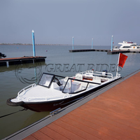 Bateau de Vitesse en Aluminium 7 Places pour Pêche et Loisirs, Moteur Optionnel, à Vendre