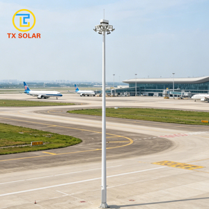 Projecteur <span class=keywords><strong>solaire</strong></span> haute puissance TX, stable et étanche, avec système de levage pour ports, terminaux et autoroutes - Product Image 2
